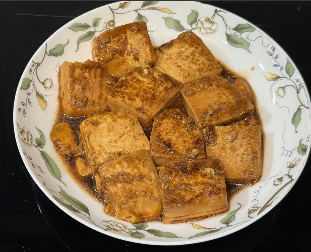 Tofu with Dark Soya Sauce